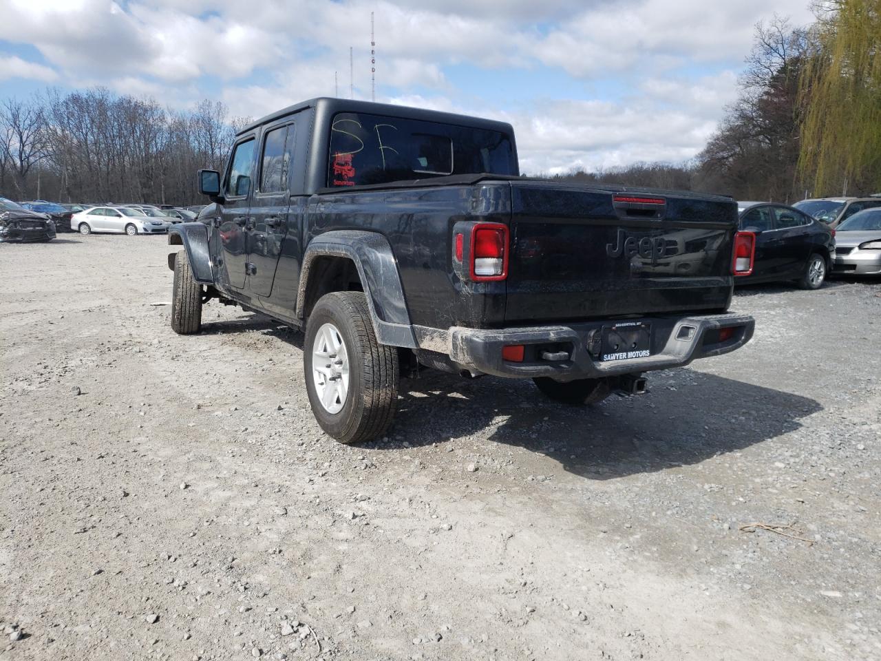 Photo 3 from auction – 2020 JEEP GLADIATOR with VIN 1C6HJTAG2LL211918