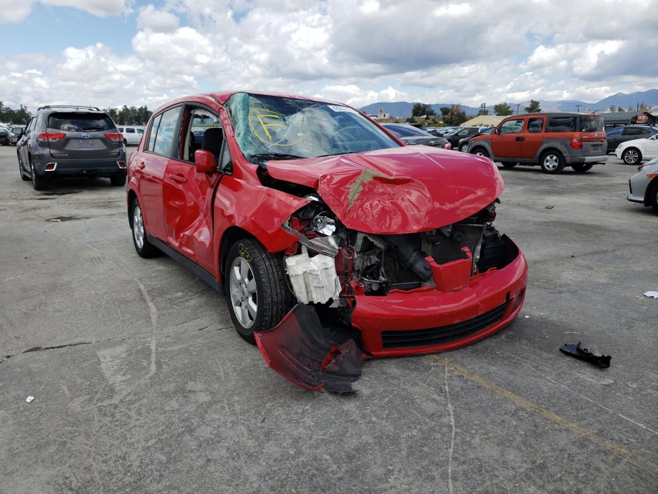 NISSAN VERSA S 2009 with VIN 3N1BC13E19L375136 - Photo from auction