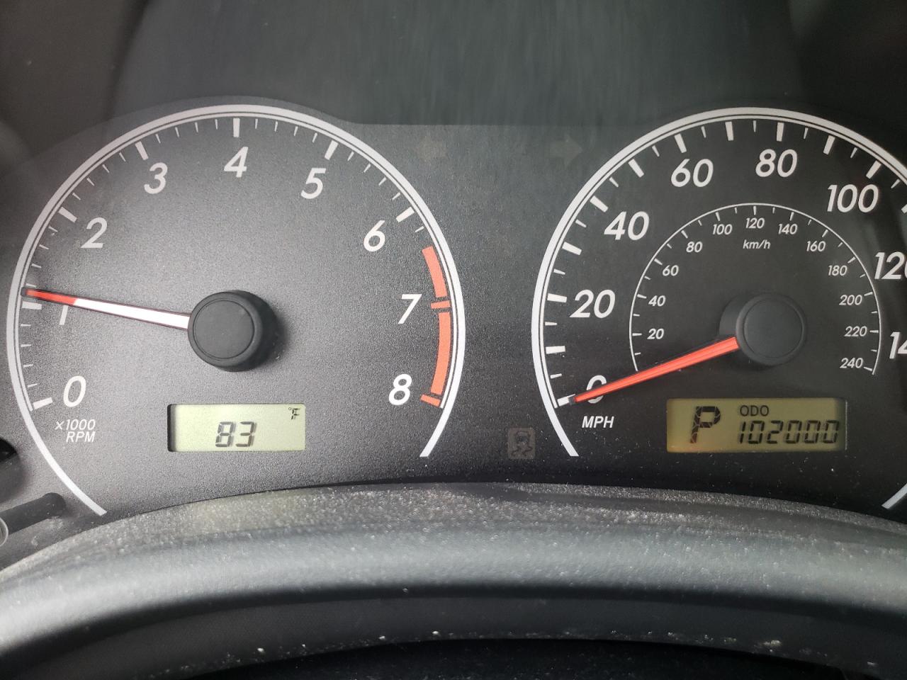 Photo 8 from auction – 2011 TOYOTA COROLLA BA with VIN 2T1BU4EE2BC542251