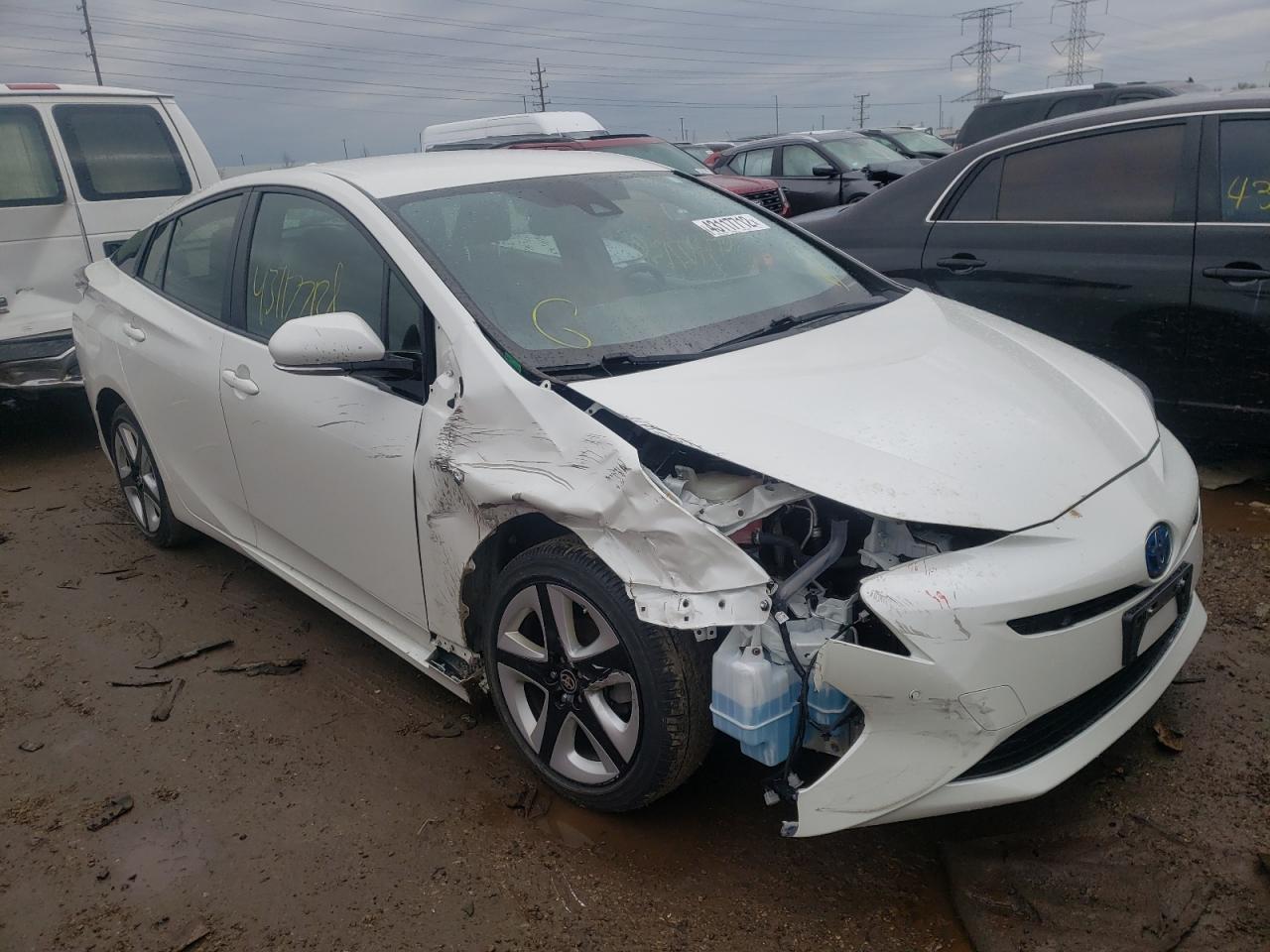 Photo 1 from auction – 2018 TOYOTA PRIUS with VIN JTDKARFUXJ3060484