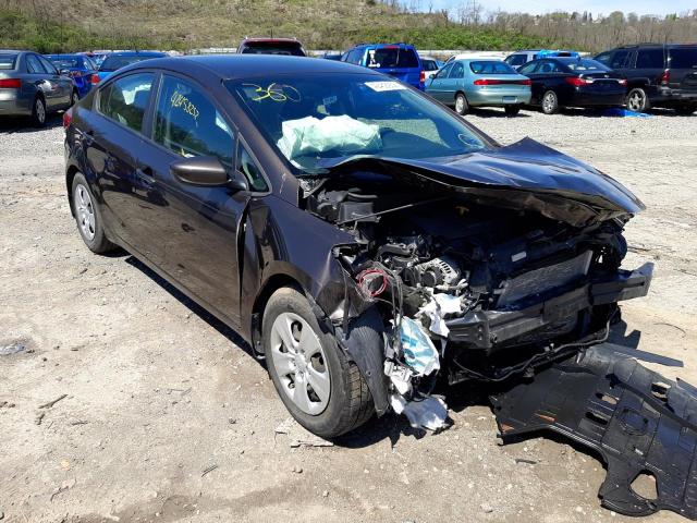 KIA FORTE LX 2017 with VIN 3KPFL4A7XHE098963 - Photo from auction