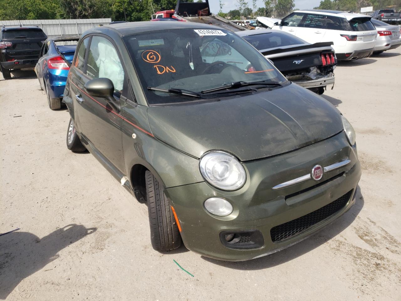 Photo 1 from auction – 2013 FIAT 500 SPORT with VIN 3C3CFFBR2DT612143