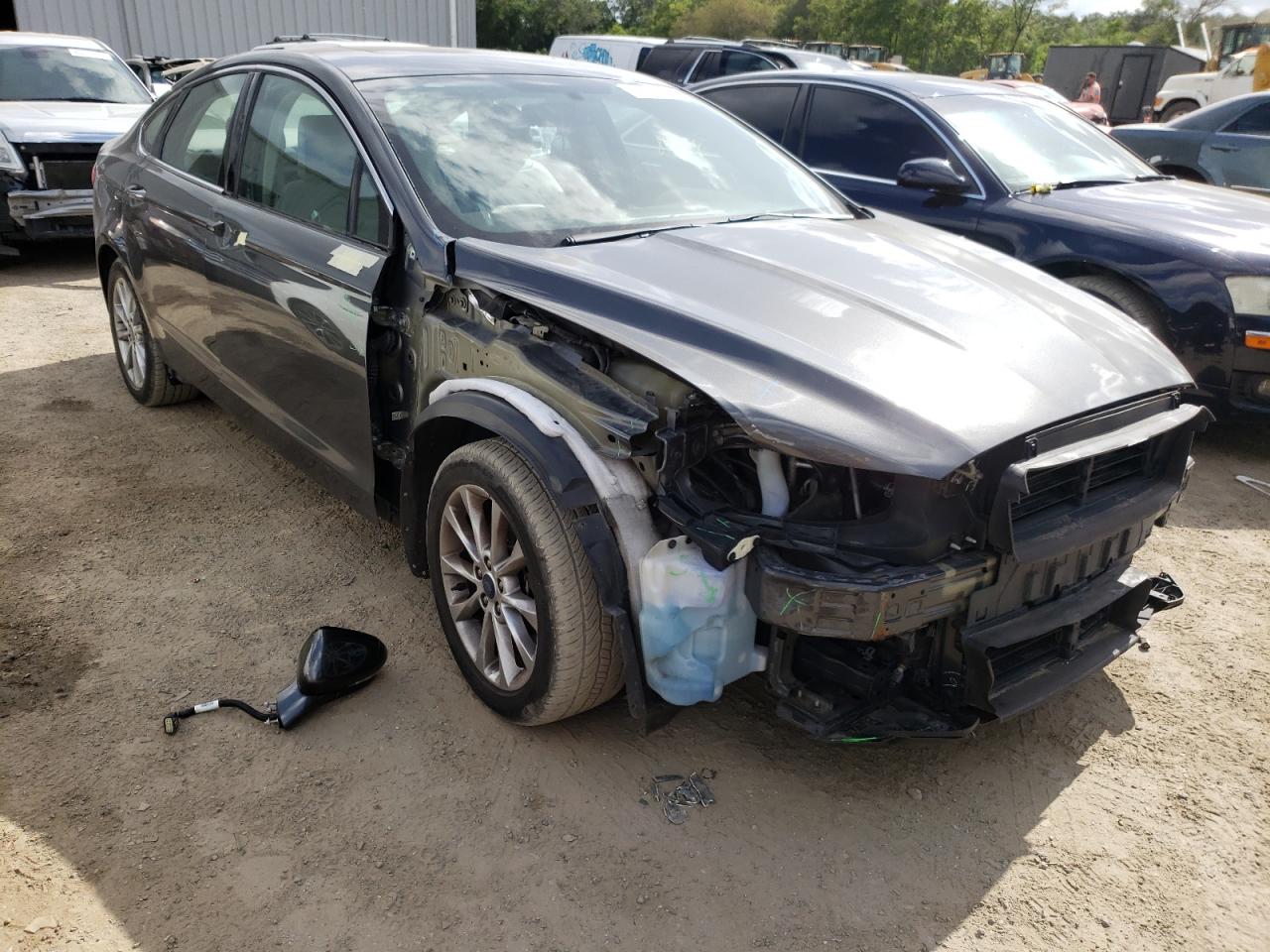 FORD FUSION SE 2017 with VIN 3FA6P0HD6HR124935 - Photo from auction