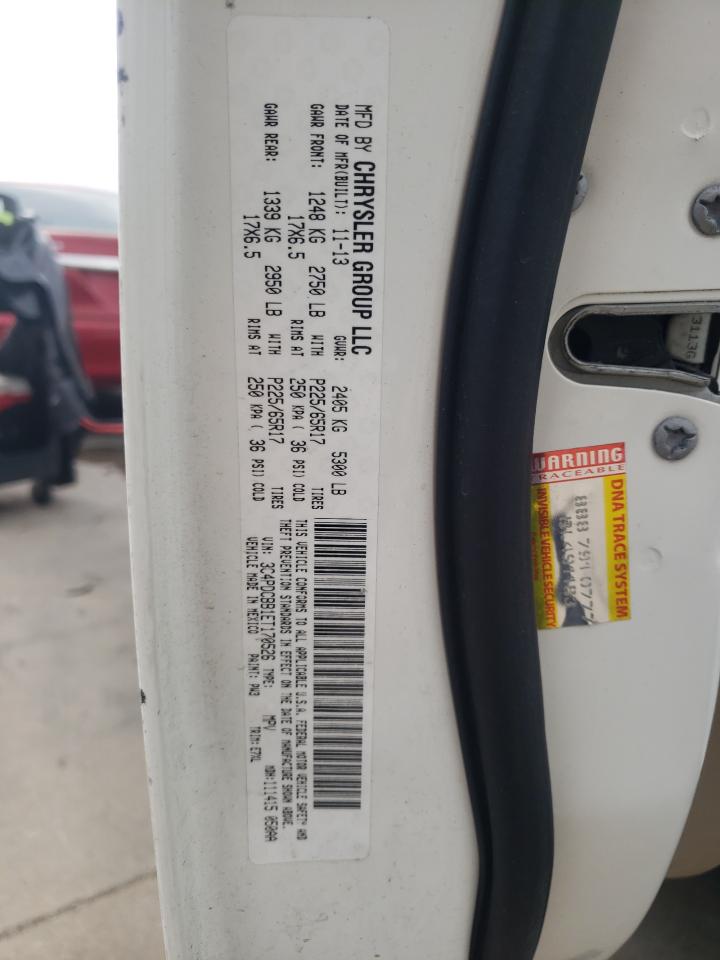 Photo 10 from auction – 2014 DODGE JOURNEY SX with VIN 3C4PDCBB1ET170526