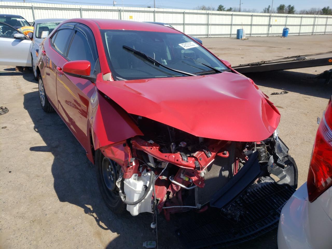 TOYOTA COROLLA L 2019 with VIN 2T1BURHE1KC128418 - Photo from auction