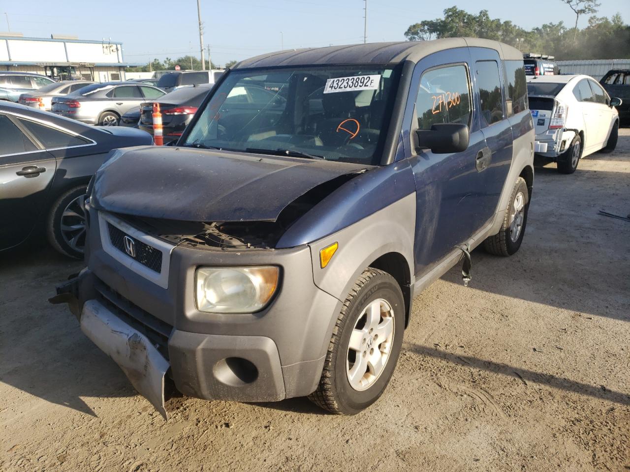 Photo 2 from auction – 2003 HONDA ELEMENT EX with VIN 5J6YH18543L014028