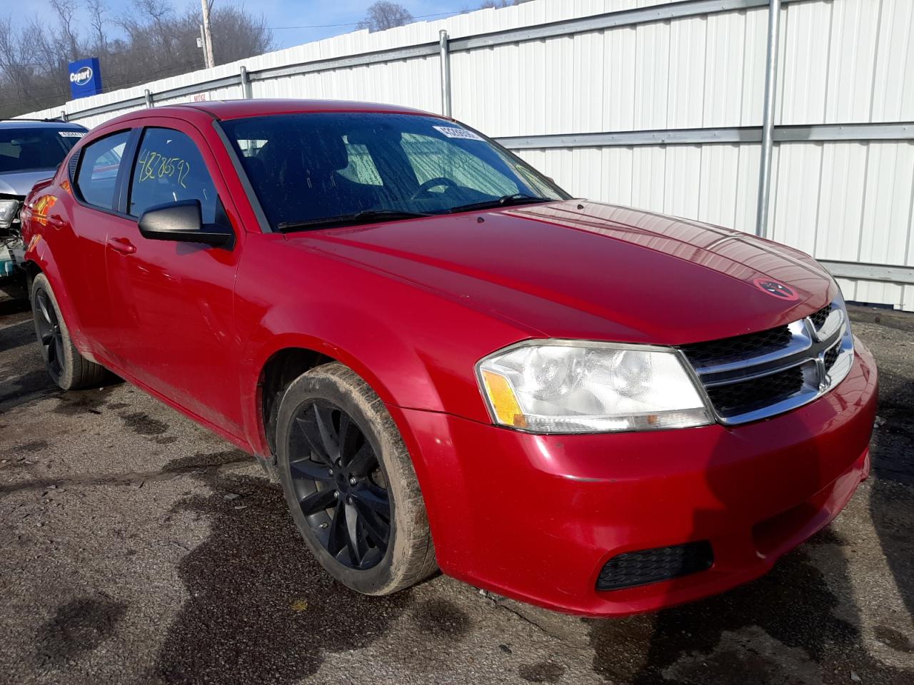 DODGE AVENGER SE 2014 with VIN 1C3CDZAB2EN225749 - Photo from auction