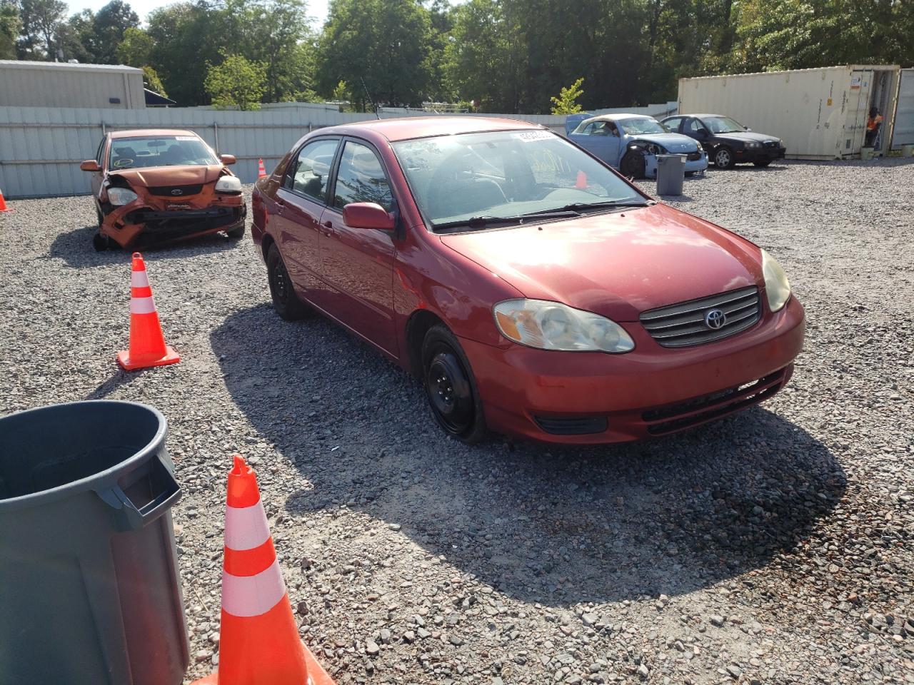 TOYOTA COROLLA CE 2003 with VIN 1NXBR38E53Z165809 - Photo from auction