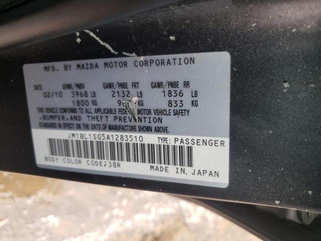 Photo 10 from auction – 2010 MAZDA 3 I with VIN JM1BL1SG5A1283510