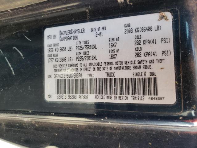 Photo 10 from auction – 2001 DODGE RAM 1500 with VIN 3B7HC13Y91G758370