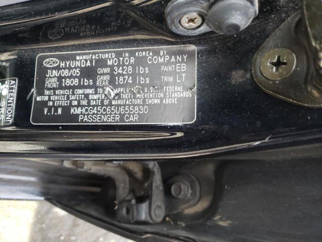 Photo 10 from auction – 2005 HYUNDAI ACCENT GL with VIN KMHCG45C65U655830