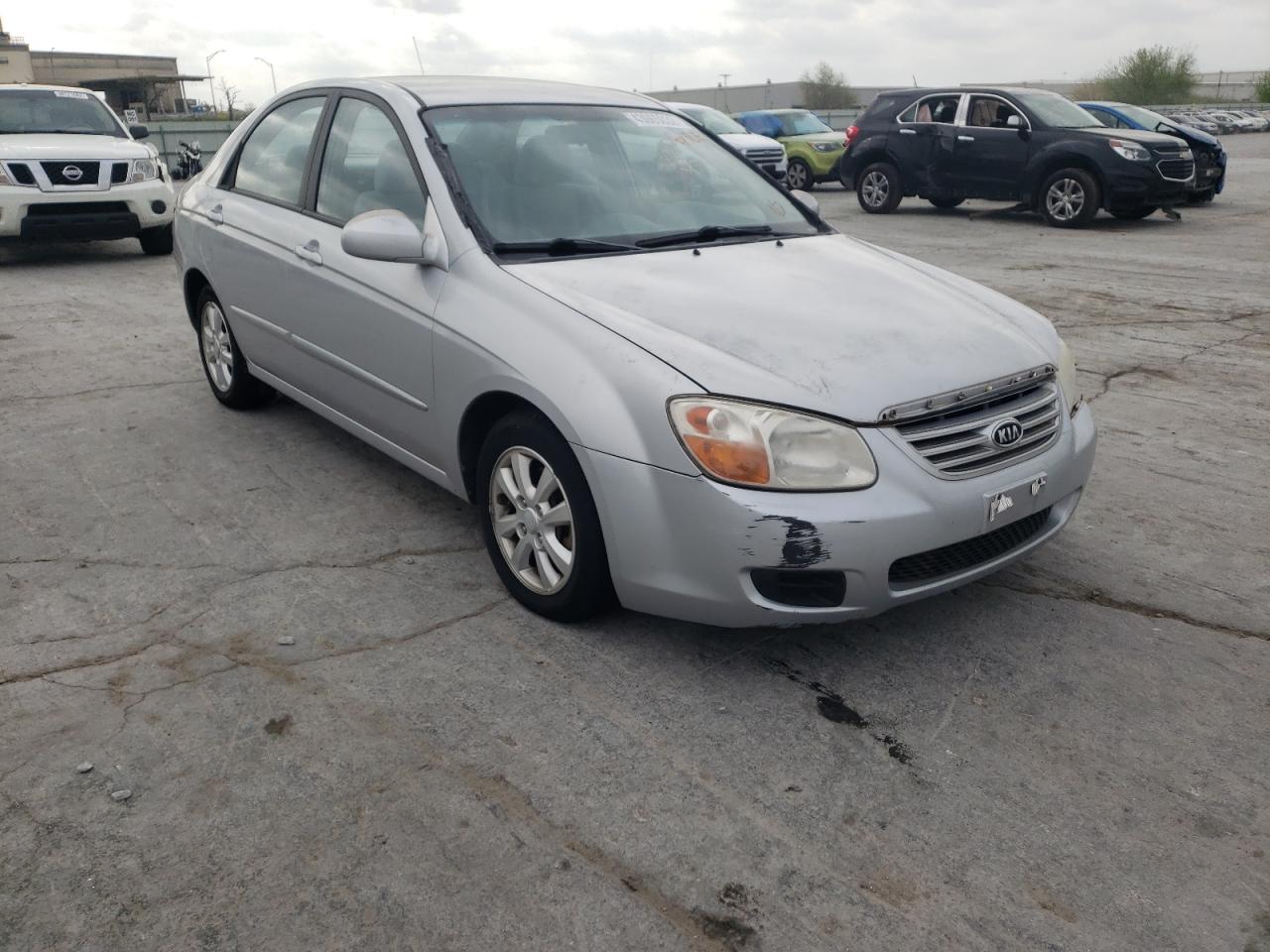 KIA SPECTRA EX 2007 with VIN KNAFE121X75402304 - Photo from auction