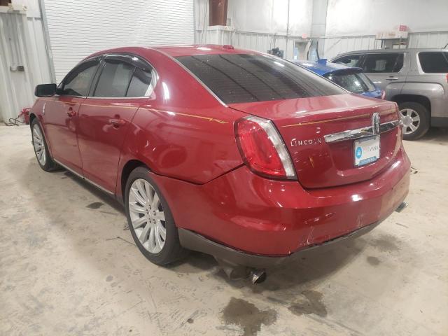 Photo 3 from auction – 2009 LINCOLN MKS with VIN 1LNHM93R69G635455