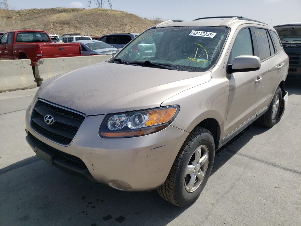 Photo 2 from auction – 2007 HYUNDAI SANTA FE G with VIN 5NMSG73D07H082558