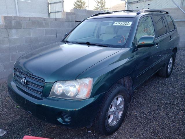 Photo 2 from auction – 2002 TOYOTA HIGHLANDER with VIN JTEHF21A220046710