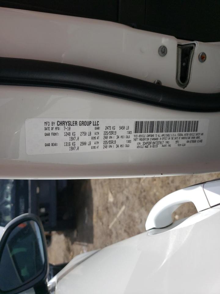 Photo 10 from auction – 2010 DODGE JOURNEY R/ with VIN 3D4PG9FV9AT227017