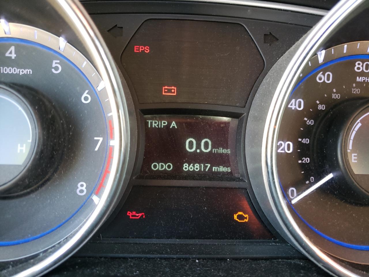 Photo 8 from auction – 2013 HYUNDAI SONATA GLS with VIN 5NPEB4AC1DH771690