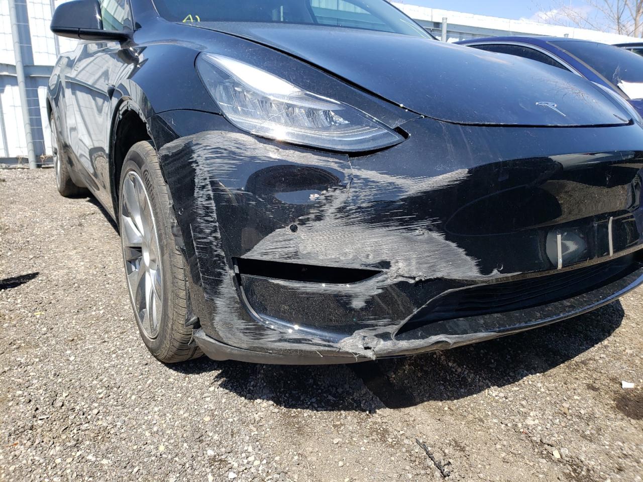 Photo 9 from auction – 2021 TESLA MODEL Y with VIN 5YJYGAEE8MF112612