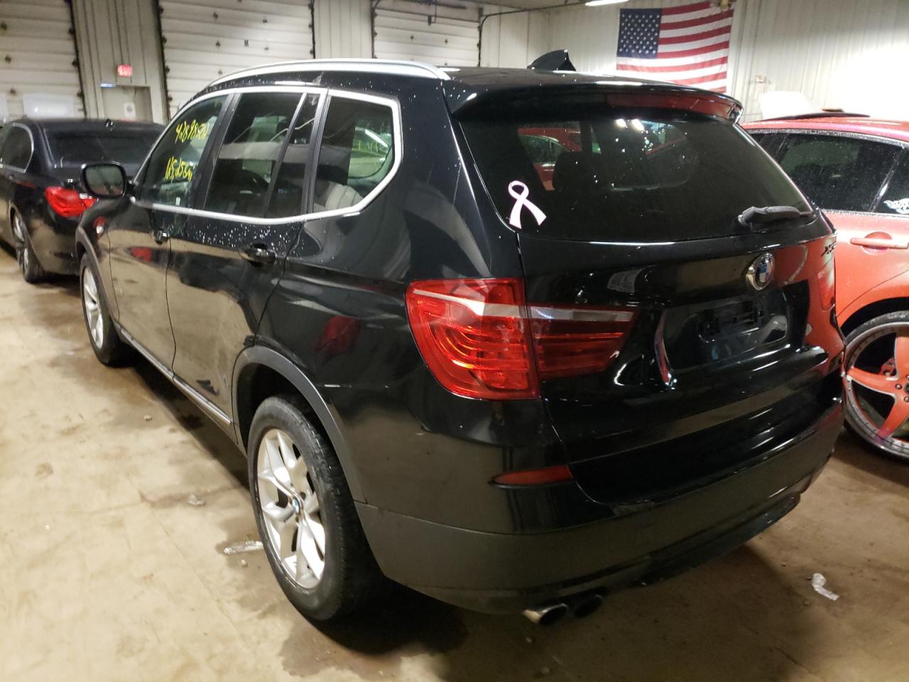 Photo 3 from auction – 2011 BMW X3 XDRIVE3 with VIN 5UXWX7C57BLT78693