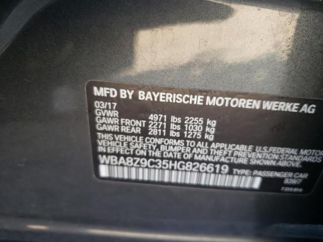 Photo 10 from auction – 2017 BMW 330 XIGT with VIN WBA8Z9C35HG826619