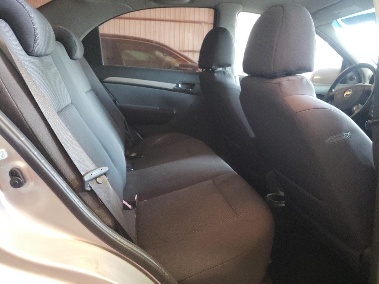 Photo 6 from auction – 2009 CHEVROLET AVEO LS with VIN KL1TD56E69B617266