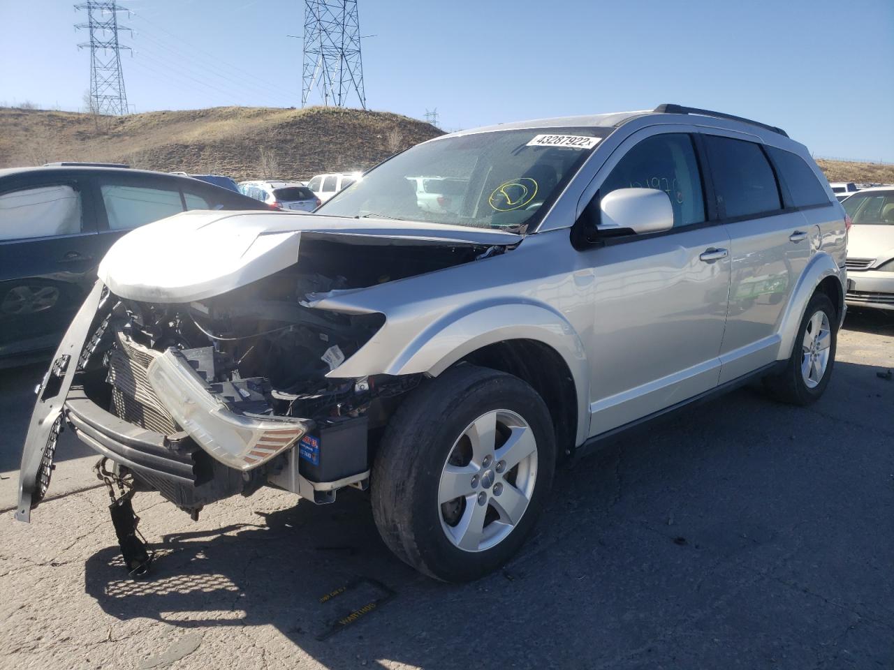 Photo 2 from auction – 2012 DODGE JOURNEY SX with VIN 3C4PDDBG7CT356456
