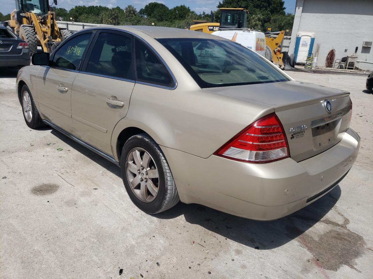Photo 3 from auction – 2005 MERCURY MONTEGO LU with VIN 1MEFM40125G625558