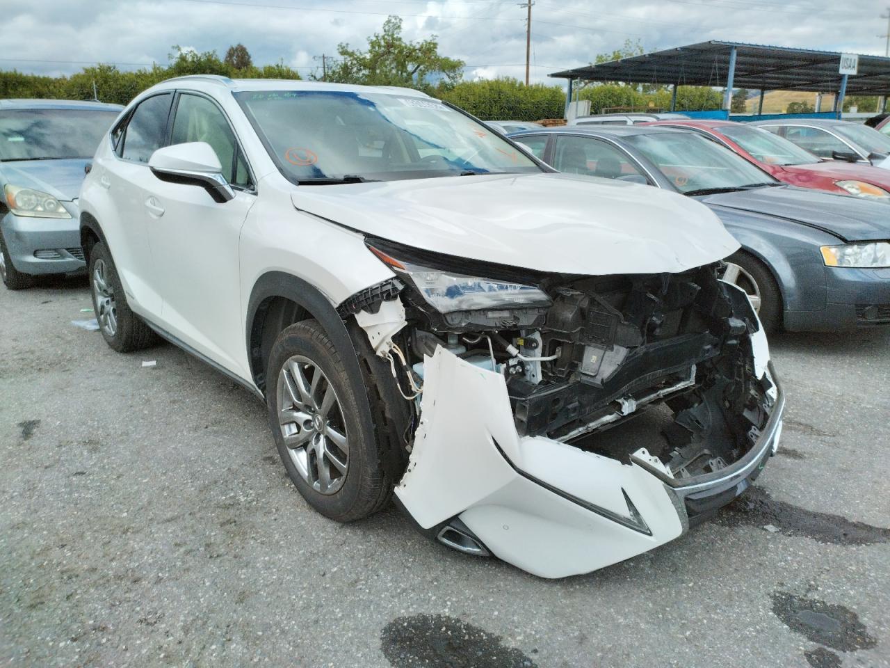 LEXUS NX 300H 2015 with VIN JTJBJRBZ7F2028278 - Photo from auction