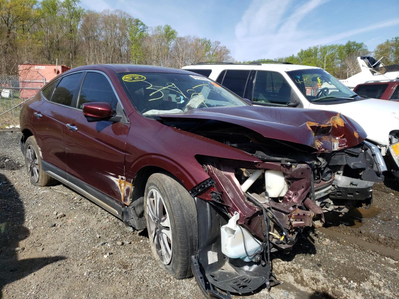 HONDA CROSSTOUR 2014 with VIN 5J6TF2H50EL003519 - Photo from auction