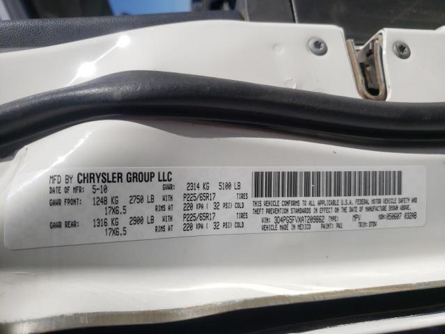 Photo 10 from auction – 2010 DODGE JOURNEY SX with VIN 3D4PG5FVXAT209862