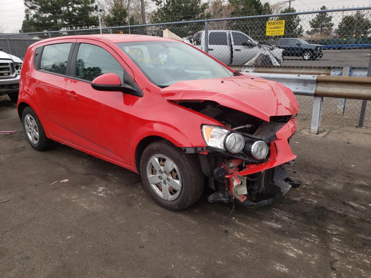 Photo 1 from auction – 2016 CHEVROLET SONIC LS with VIN 1G1JA6SH6G4111896