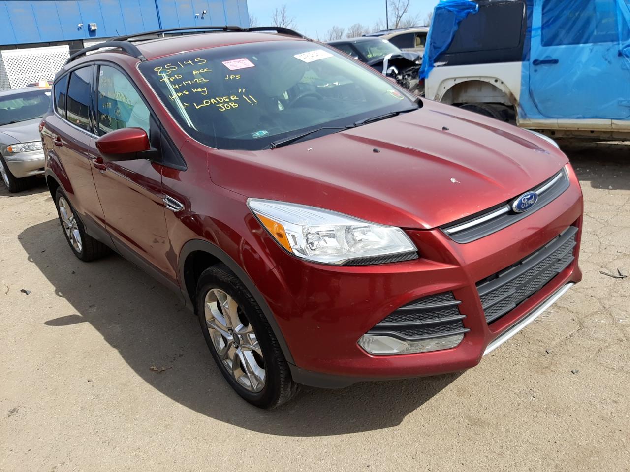 FORD ESCAPE SE 2014 with VIN 1FMCU9G90EUC34029 - Photo from auction