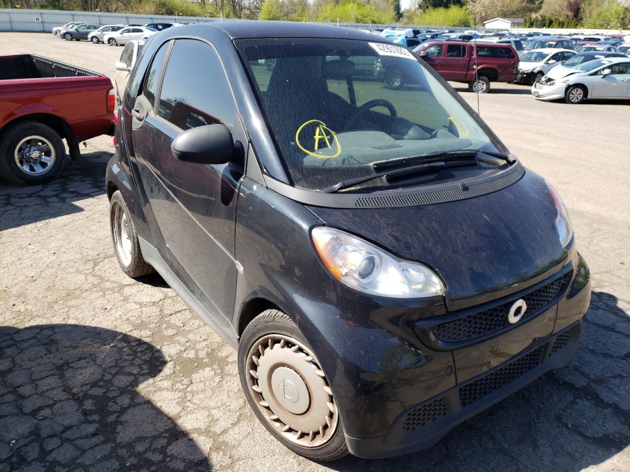 SMART FORTWO PUR 2013 with VIN WMEEJ3BA2DK693188 - Photo from auction