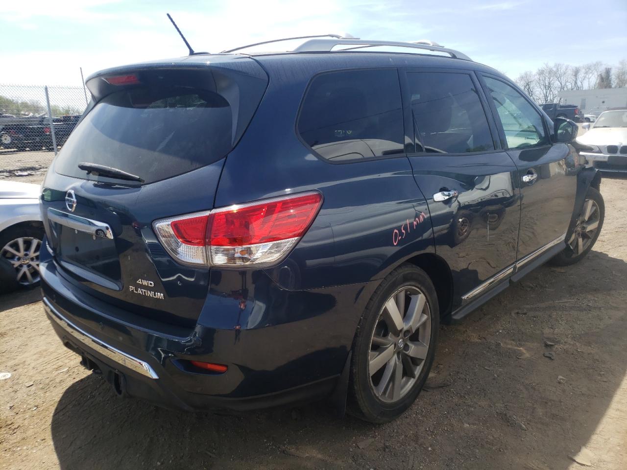 Photo 4 from auction – 2014 NISSAN PATHFINDER with VIN 5N1AR2MM4EC615672