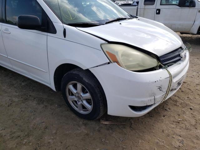 Photo 9 from auction – 2004 TOYOTA SIENNA CE with VIN 5TDZA23C04S118381