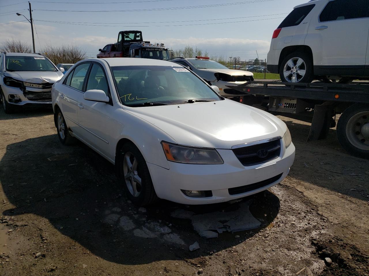 HYUNDAI SONATA SE 2008 with VIN 5NPEU46F98H348133 - Photo from auction