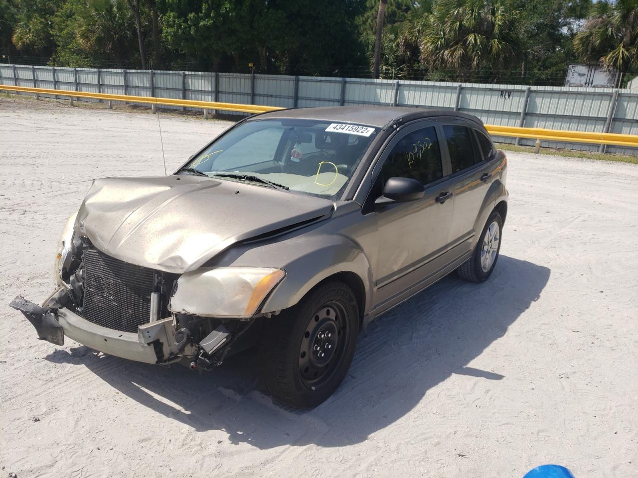 Photo 2 from auction – 2007 DODGE CALIBER SX with VIN 1B3HB48B97D336891