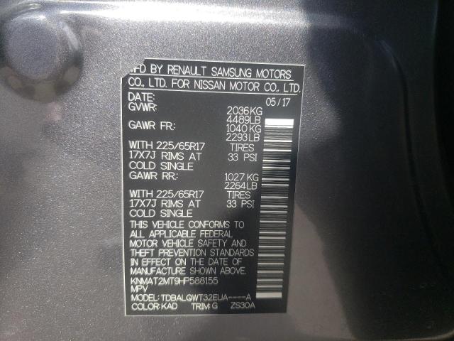Photo 10 from auction – 2017 NISSAN ROGUE S with VIN KNMAT2MT9HP588155