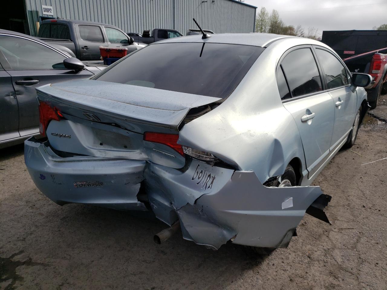 Photo 4 from auction – 2007 HONDA CIVIC HYBR with VIN JHMFA36277S025573