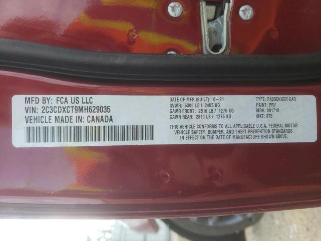 Photo 10 from auction – 2021 DODGE CHARGER R/ with VIN 2C3CDXCT9MH629035