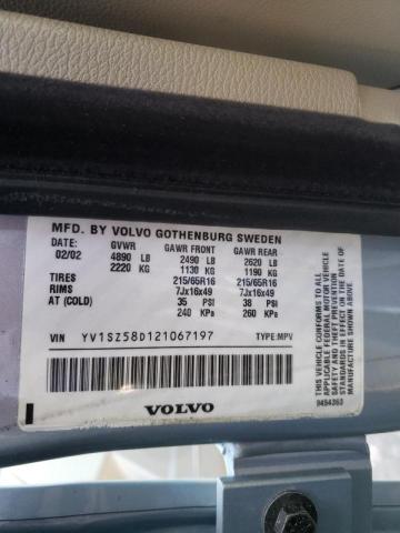 Photo 10 from auction – 2002 VOLVO V70 XC with VIN YV1SZ58D121067197