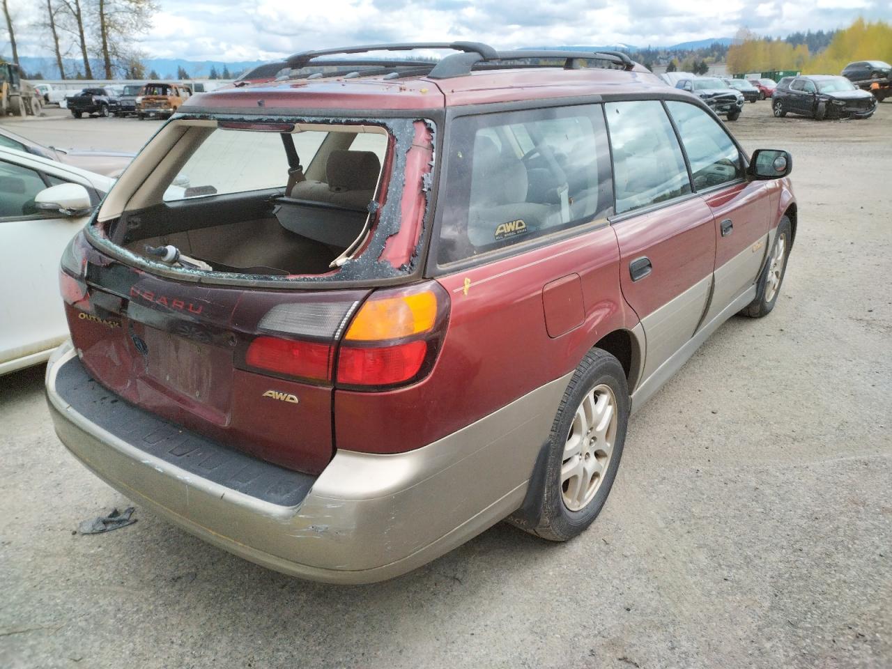 Photo 4 from auction – 2002 SUBARU LEGACY OUT with VIN 4S3BH665X27631808