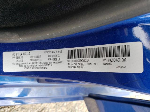 Photo 10 from auction – 2015 CHRYSLER 200 with VIN 1C3CCCAB6FN706332