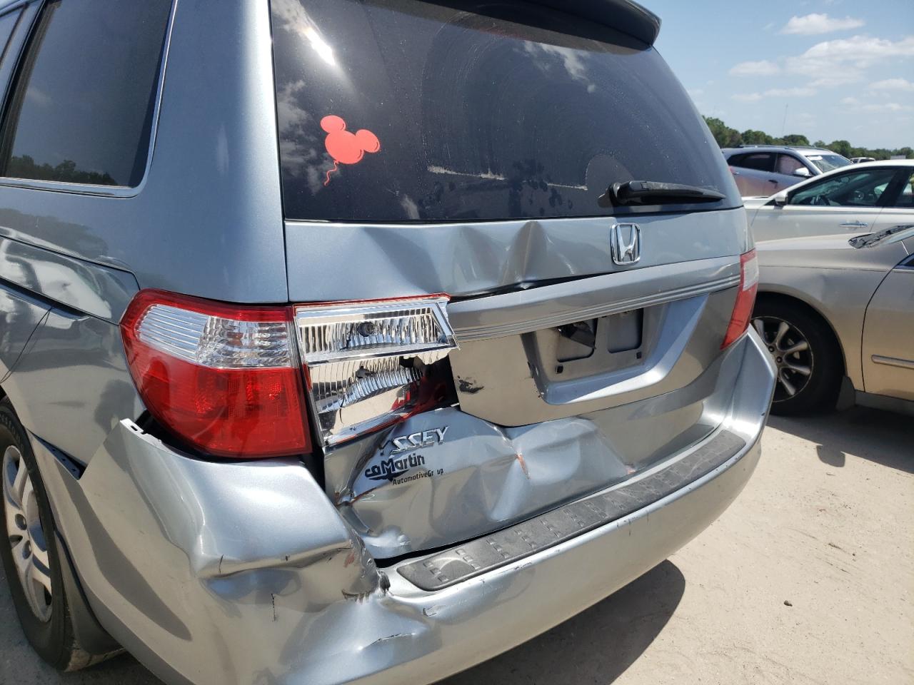 Photo 9 from auction – 2007 HONDA ODYSSEY EX with VIN 5FNRL38797B100157