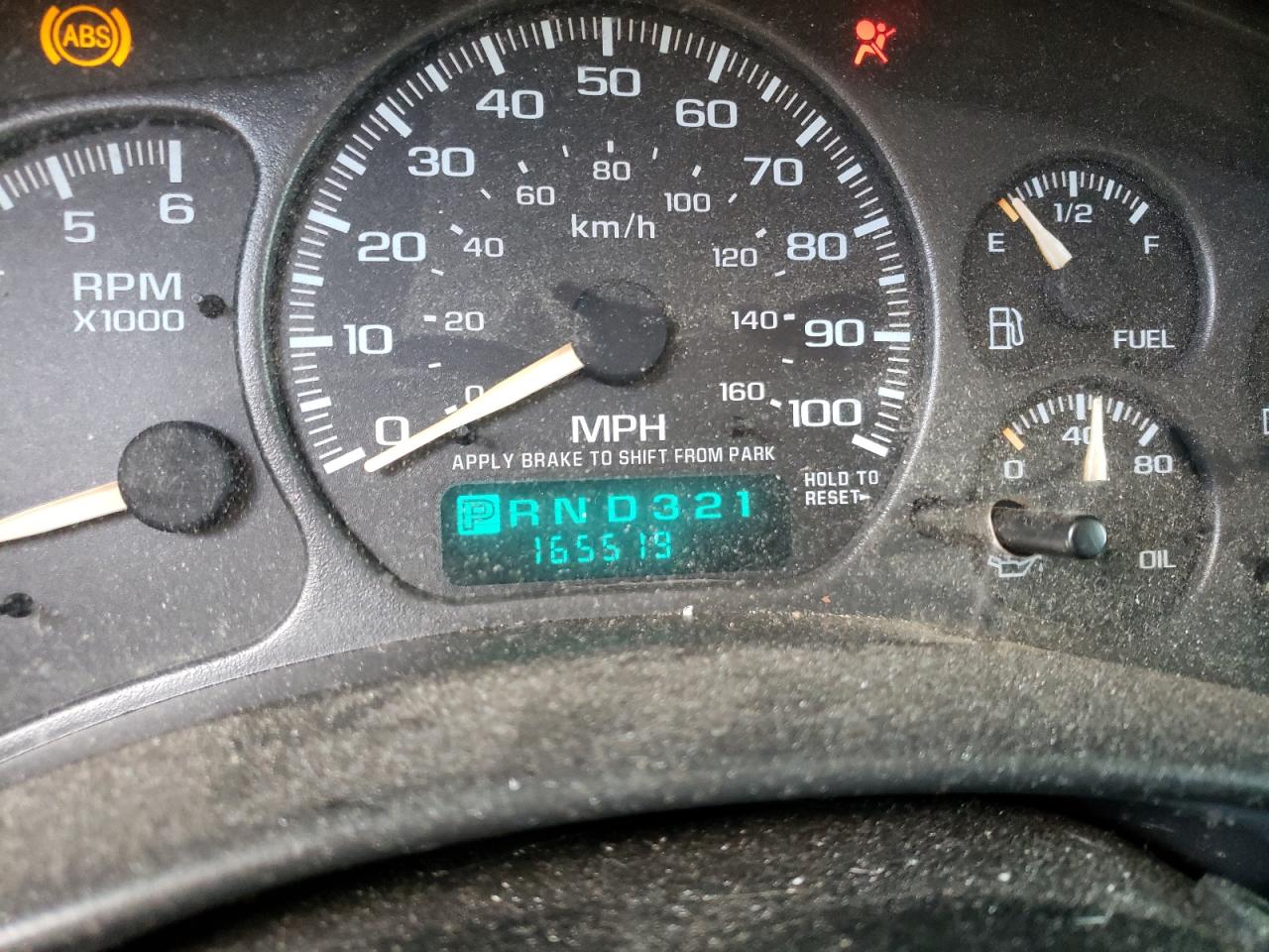 Photo 8 from auction – 2002 CHEVROLET AVALANCHE with VIN 3GNEK13T82G333192