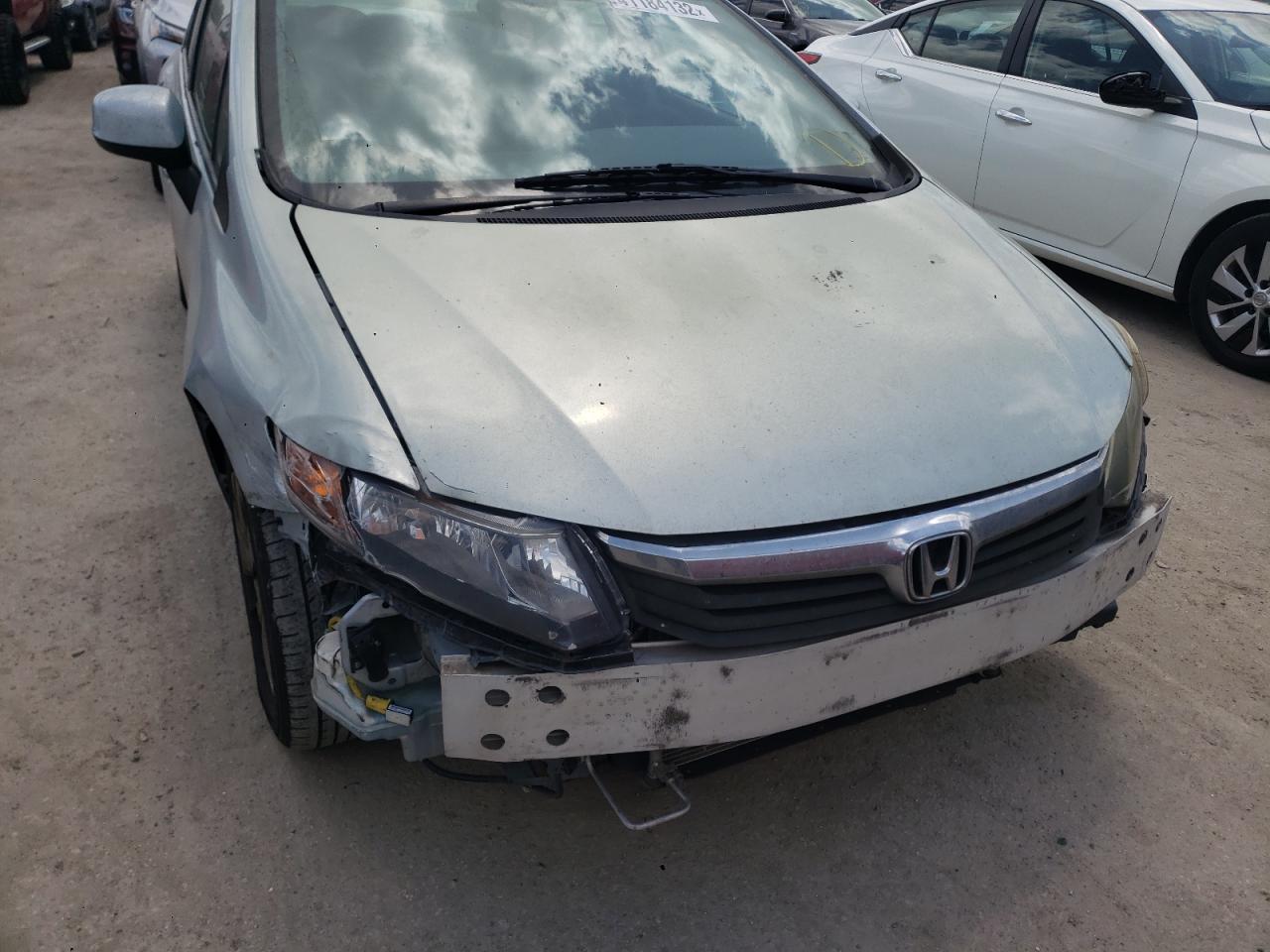 Photo 9 from auction – 2012 HONDA CIVIC LX with VIN 19XFB2F56CE062906