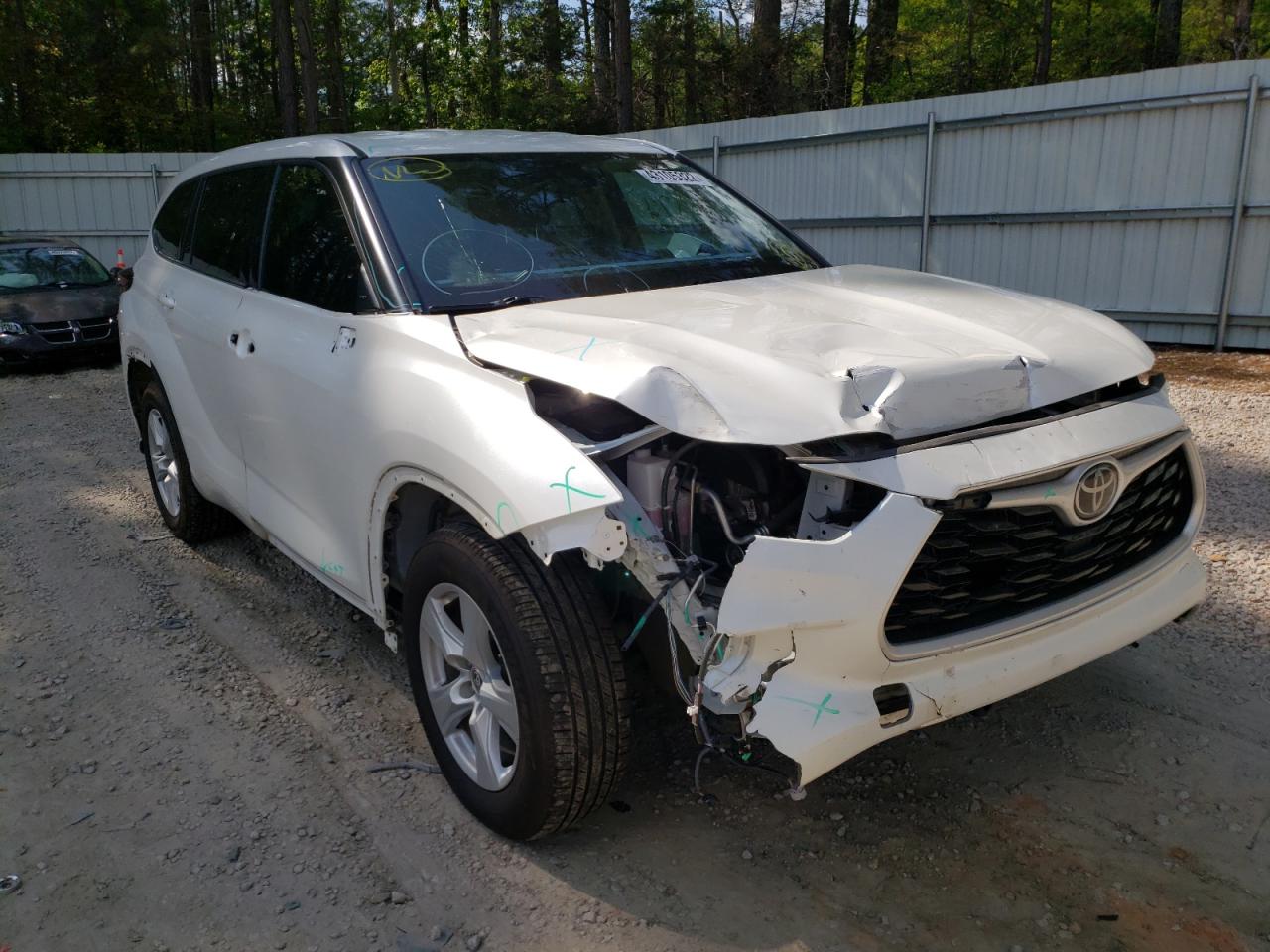 Photo 1 from auction – 2020 TOYOTA HIGHLANDER with VIN 5TDCZRBH0LS023306