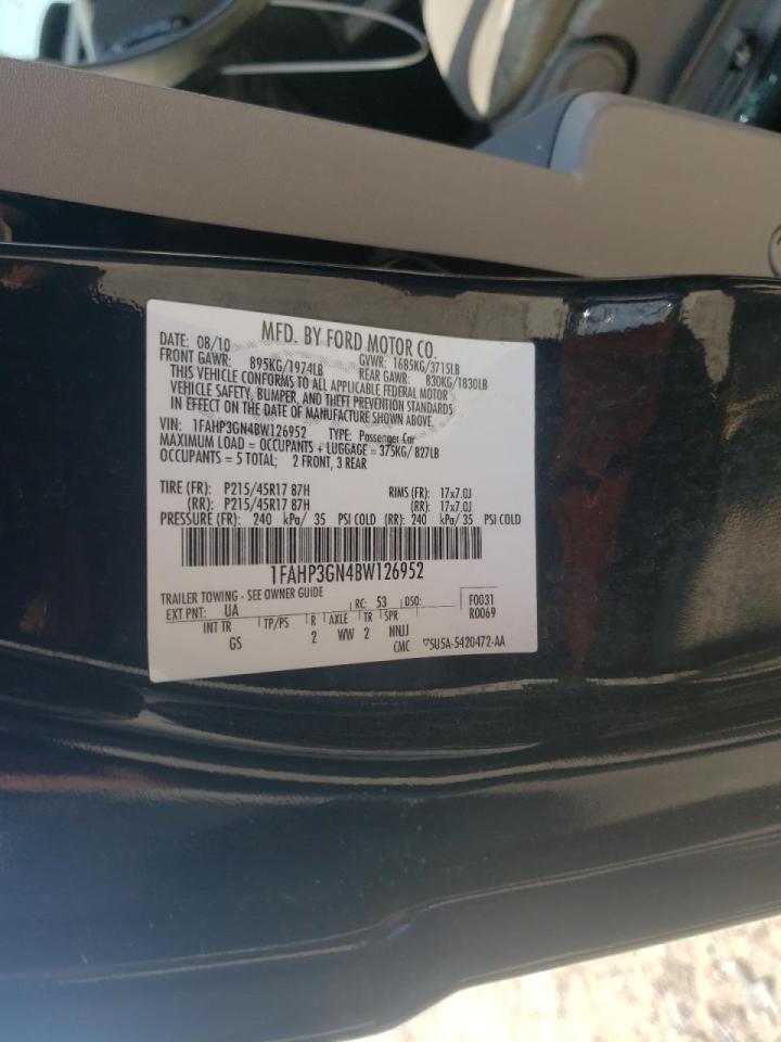 صورة رقم 10 من المزاد - 2011 FORD FOCUS SES مع VIN 1FAHP3GN4BW126952