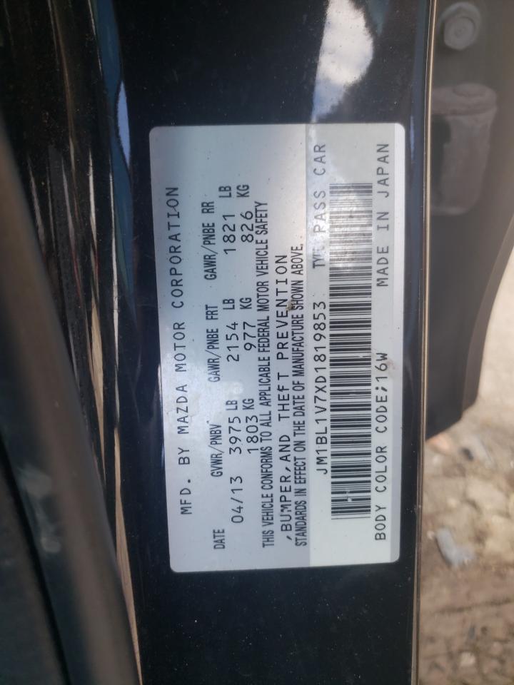Photo 10 from auction – 2013 MAZDA 3 I with VIN JM1BL1V7XD1819853