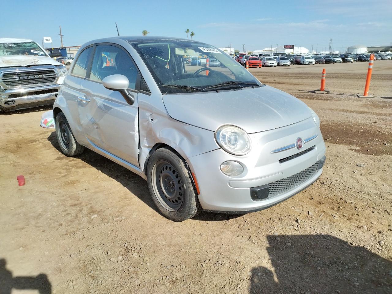 FIAT 500 POP 2012 with VIN 3C3CFFAR0CT383848 - Photo from auction